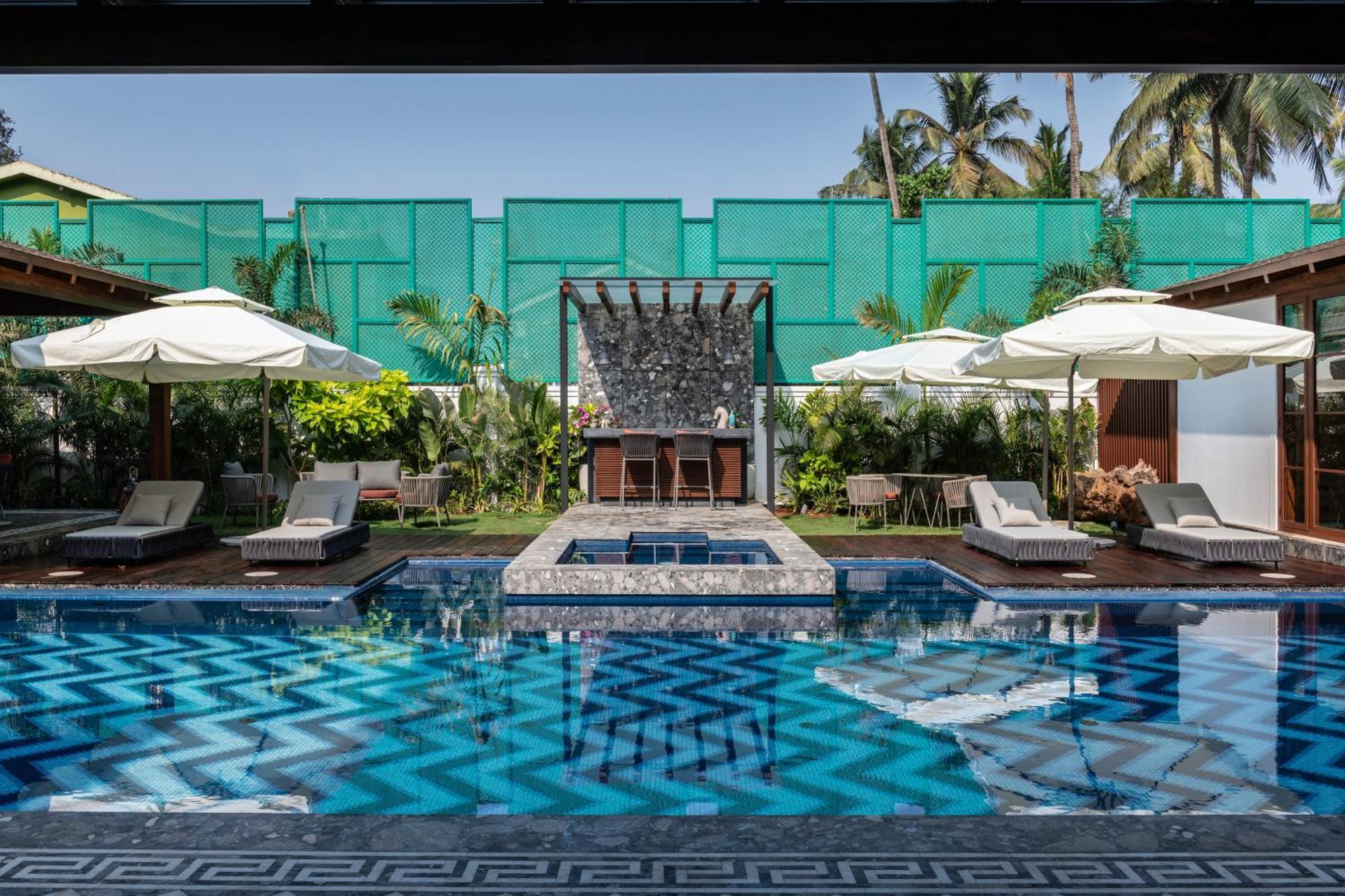 Azara Beach House - 5 Bhk Designer Villa, Candolim Beach Esterno foto
